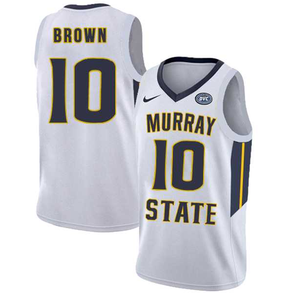Murray State Racers 10 Tevin Brown White College Basketball Jersey Dzhi,We sell and wholesale Murray State Racers 10 Tevin Brown White College Basketball Jersey Dzhi on line form chian!